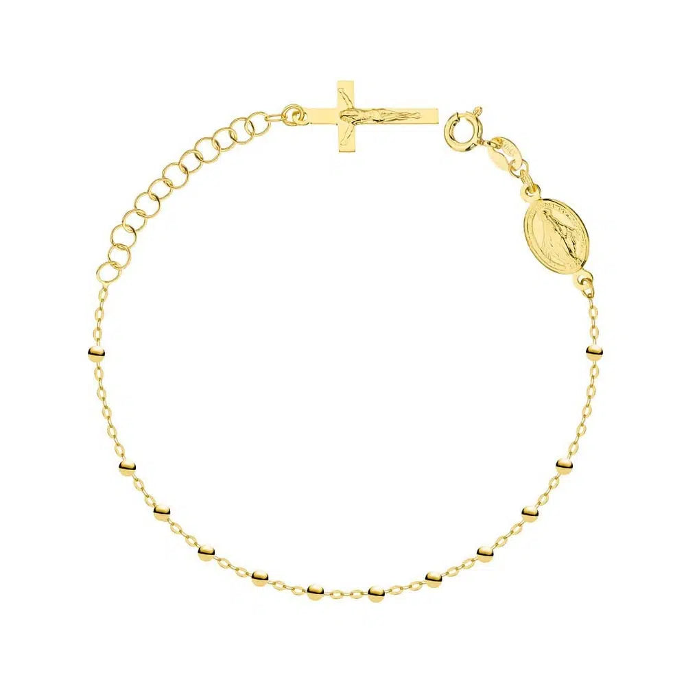 Bracciale Rosario in Oro 14 KT