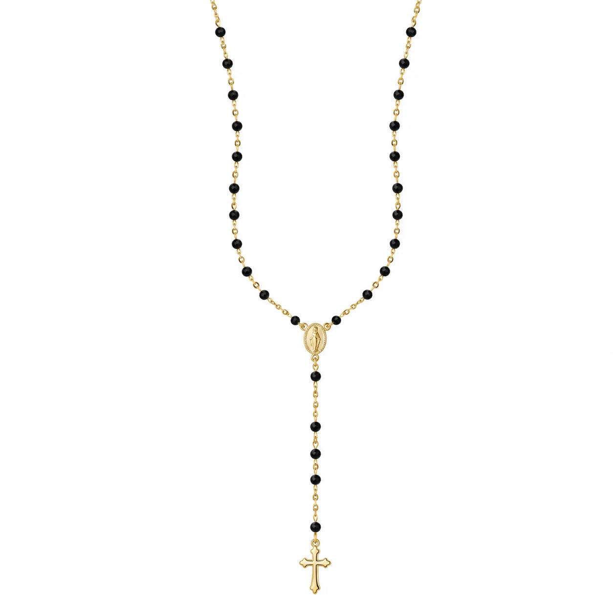 Collar Colgante de Plata con Insertos Religiosos