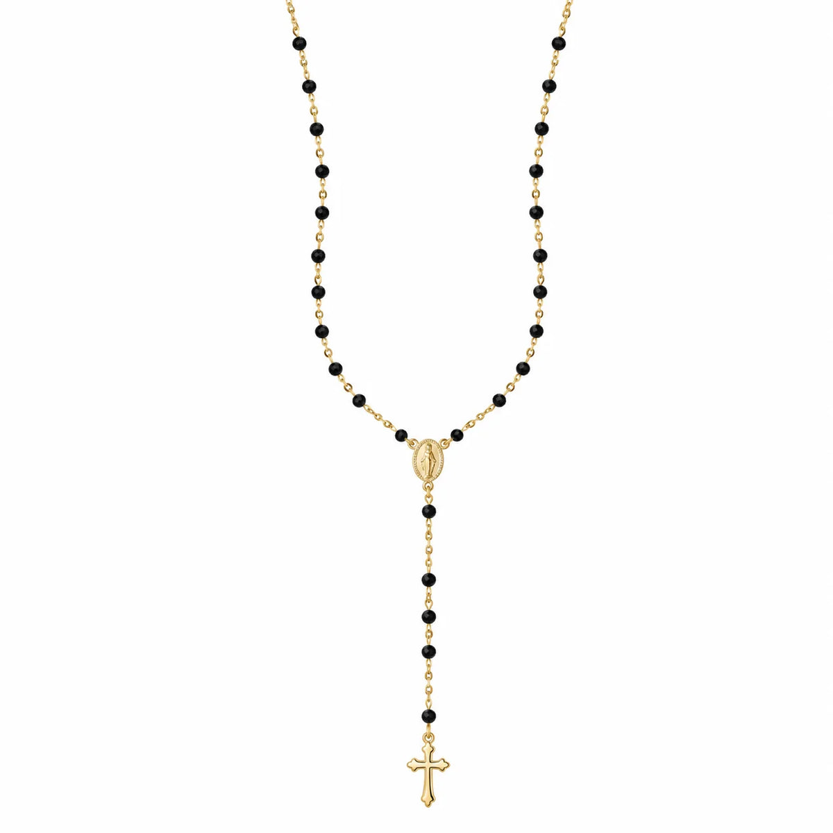Collar Colgante de Plata con Insertos Religiosos