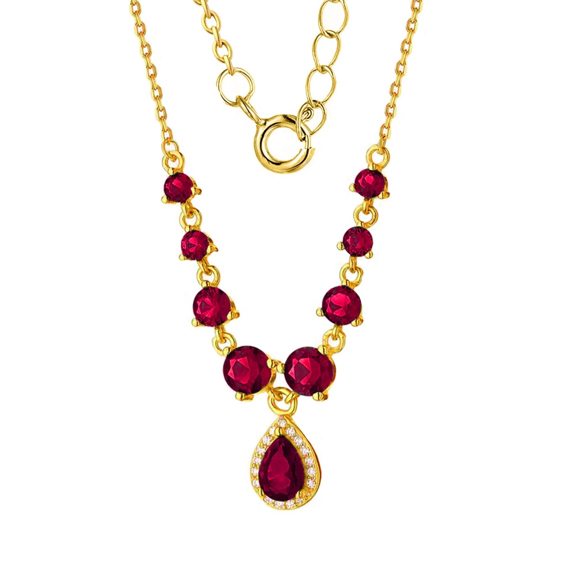 Goldene Tau-Kette mit Zirkonia