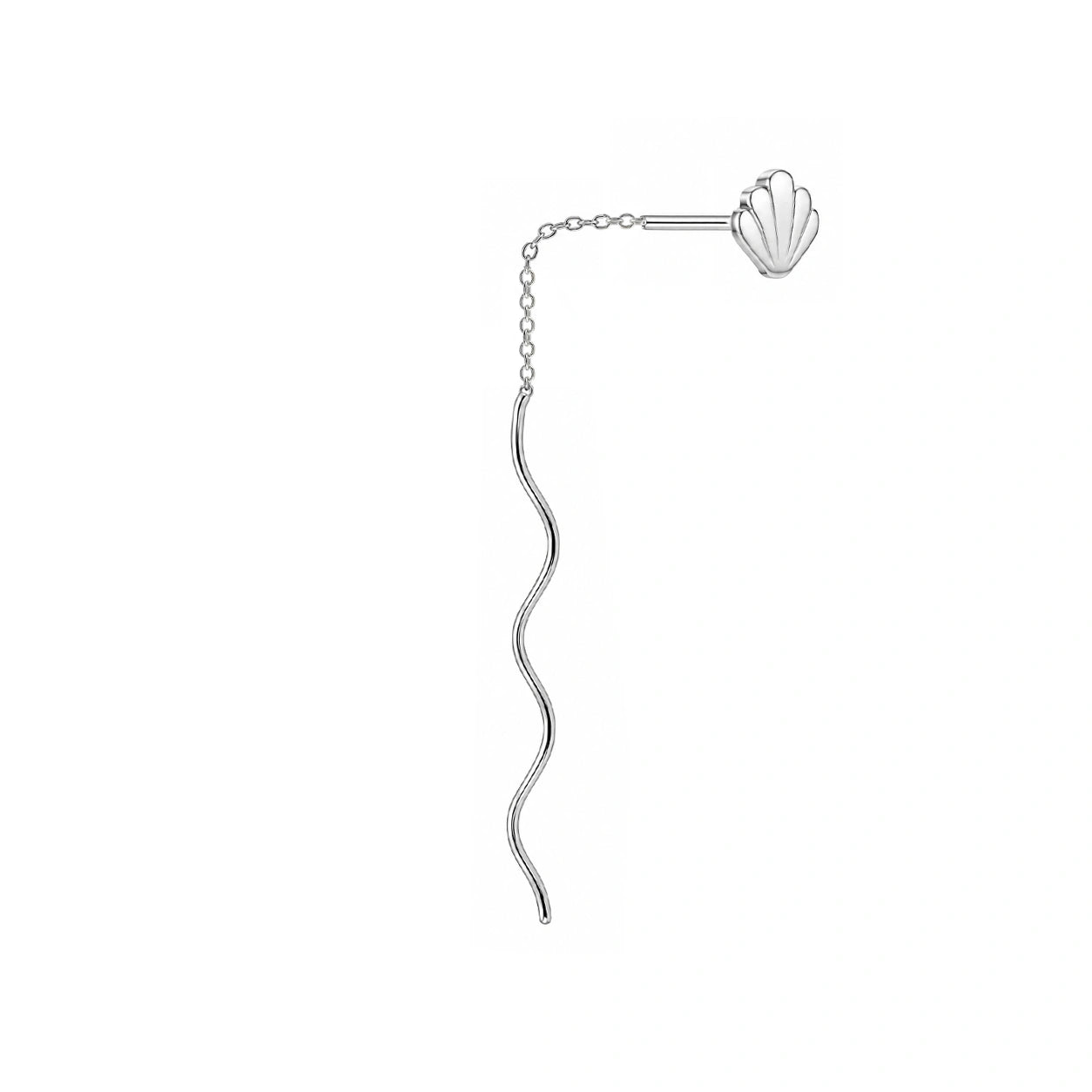 Orecchino Singolo Saliscendi Twist