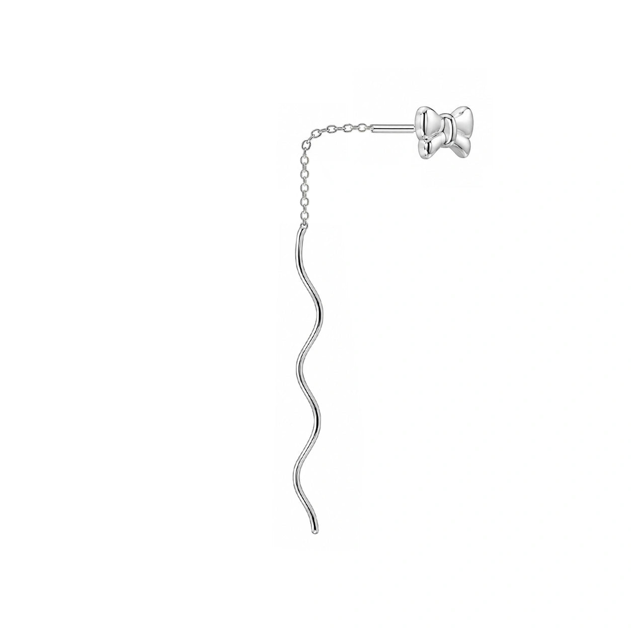 Orecchino Singolo Saliscendi Twist