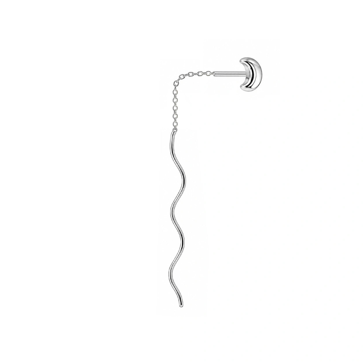 Orecchino Singolo Saliscendi Twist