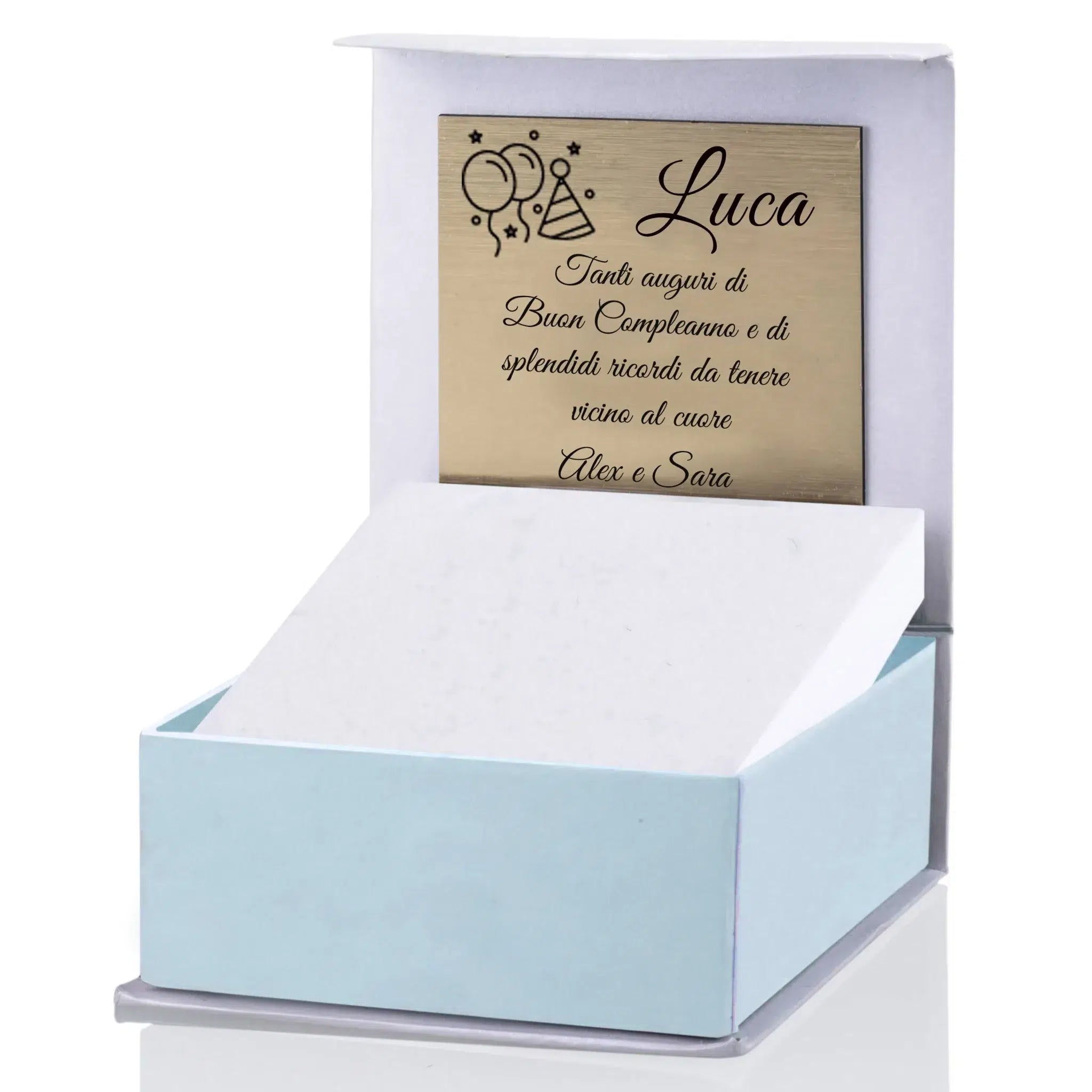 Bracciale Argento Bimbo Cordoncino Azzurro Angioletto