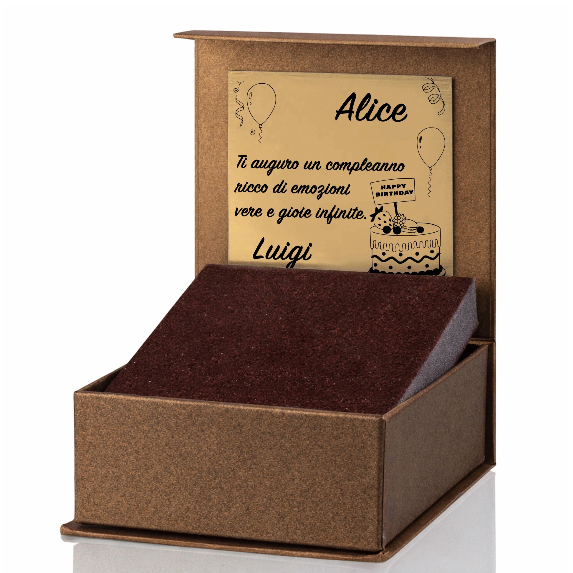 Gold-Toned Silver Bracelet with Wings and Black Beads