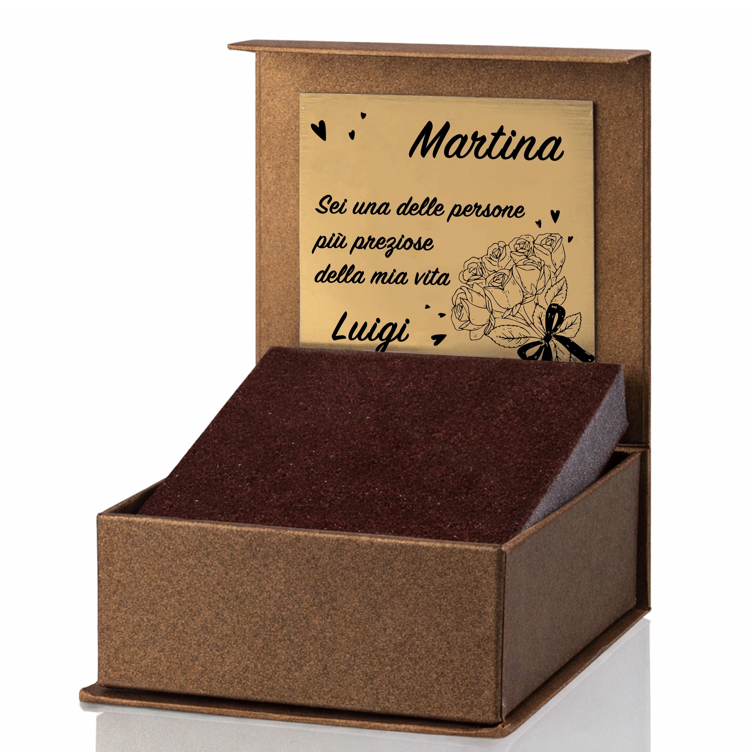 Open Rigid Bracelet with Customizable Name