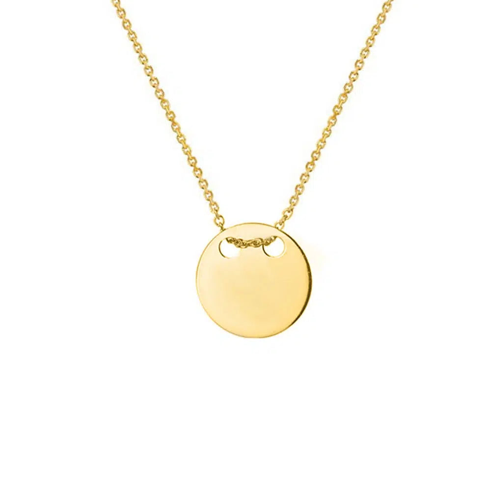 Collana in Oro con Medaglia Incidibile