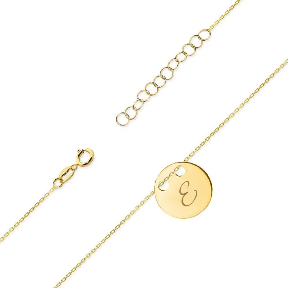 Collana in Oro con Medaglia Incidibile