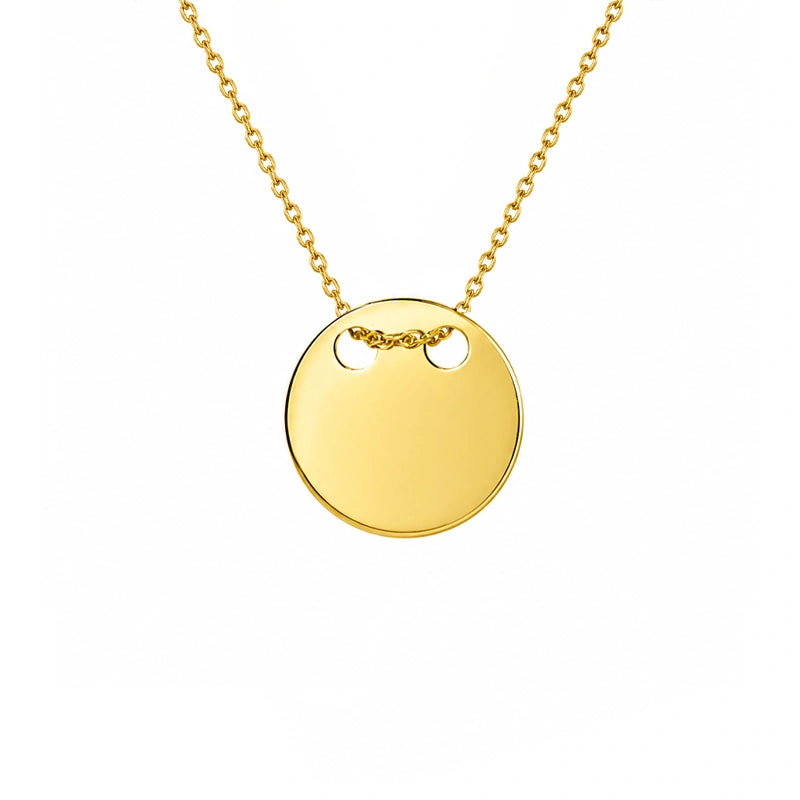 Collana in Oro con Medaglia Incidibile