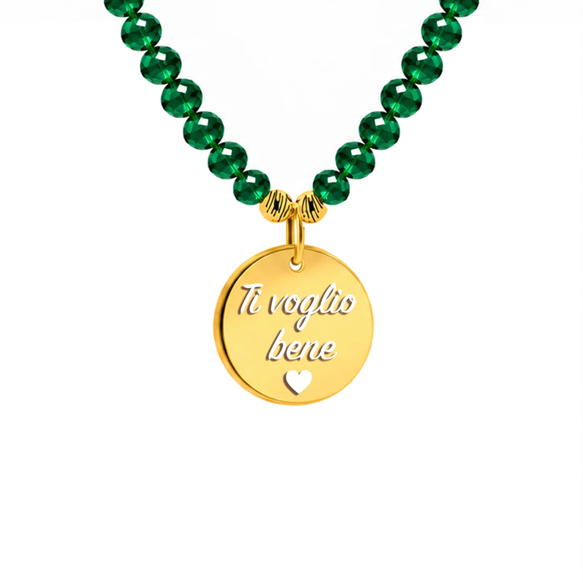 Collana con Giada e Medaglia Incidibile (Copia)