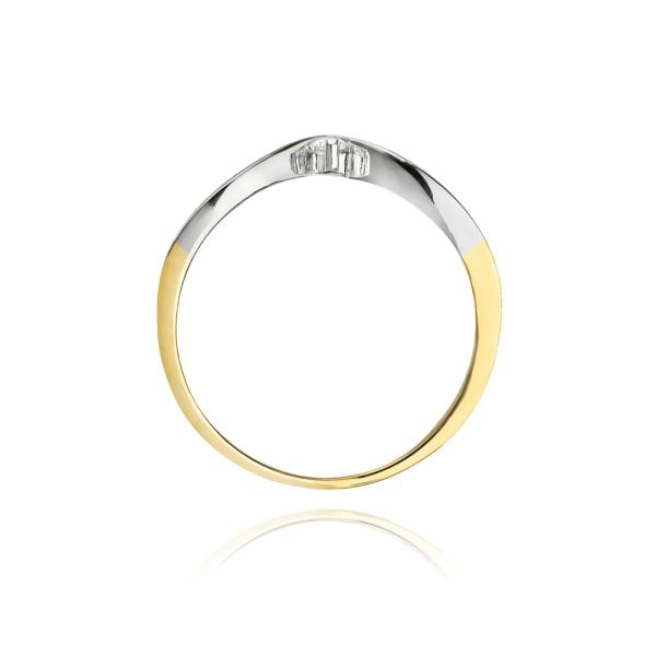 Anello in Oro con Diamante 0,04 ct