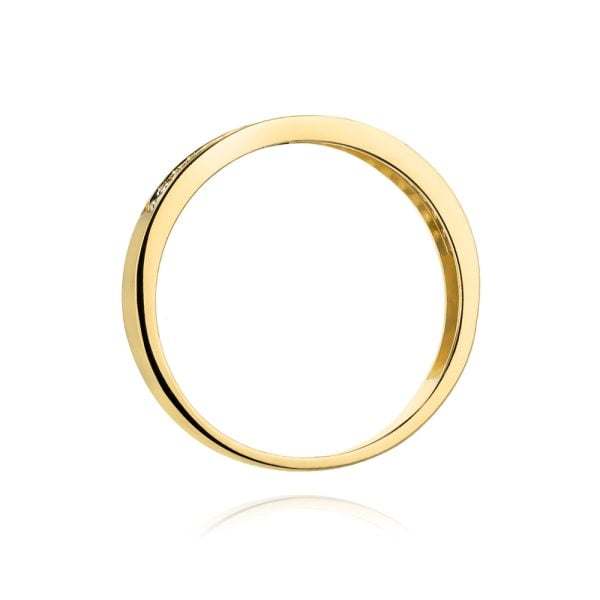 Anello In Oro con 30 Diamanti incavati 0,18 ct