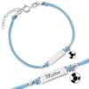 Bracciale Argento Bimbo Palla Bianco Nera