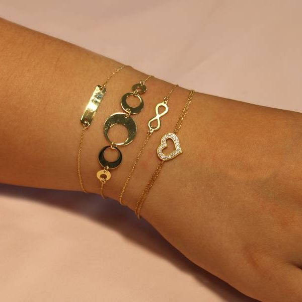 Bracciale in Oro Infinito