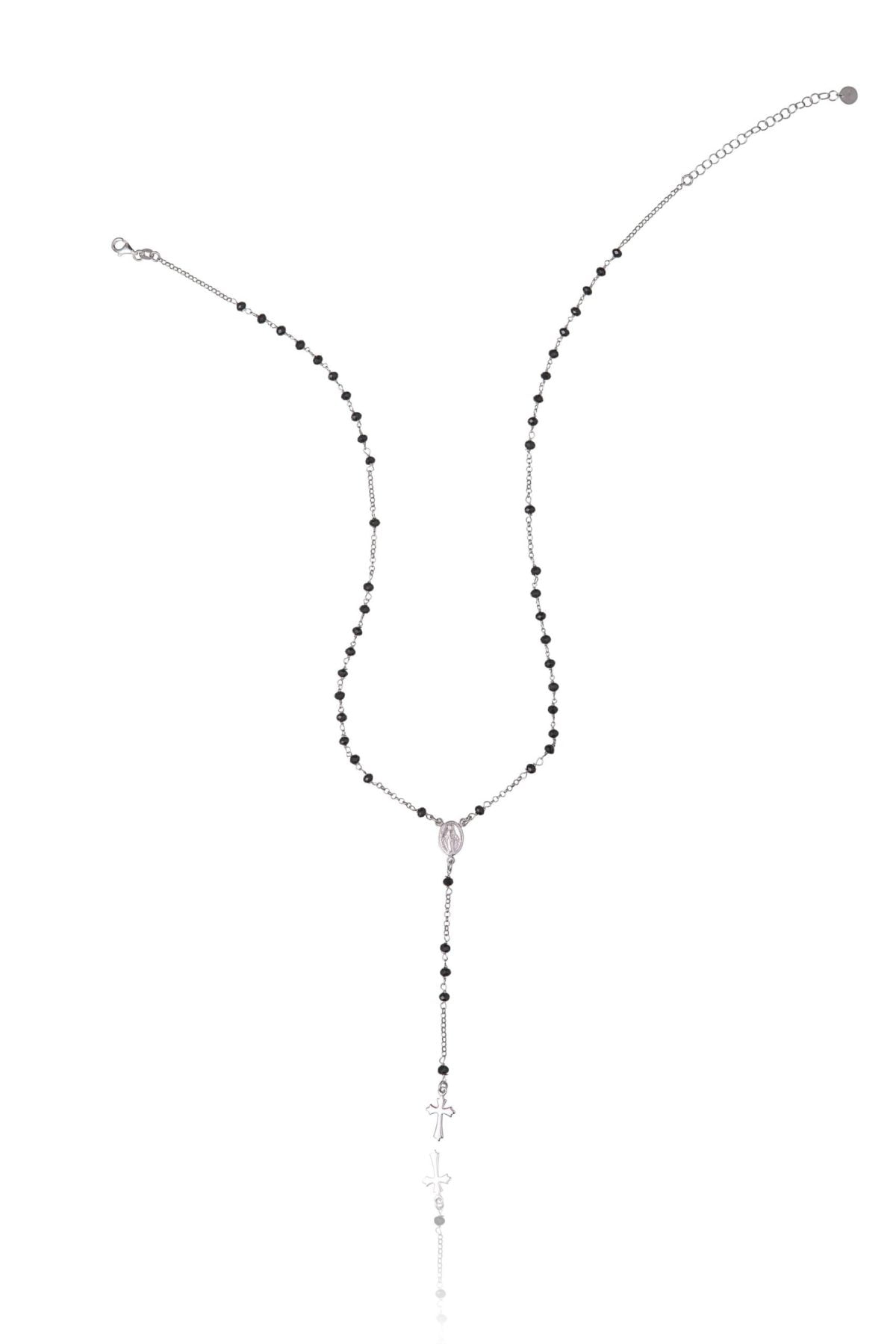 Collana Pendente in Argento con Inserti Religiosi