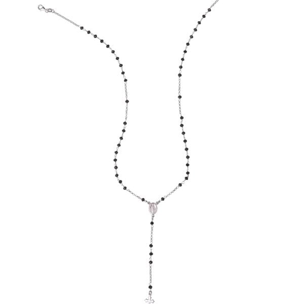 Collana Pendente in Argento con Inserti Religiosi