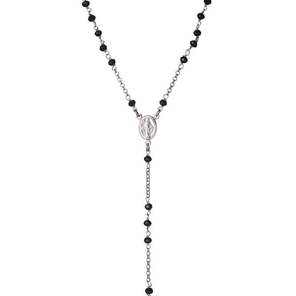 Collana Pendente in Argento con Inserti Religiosi