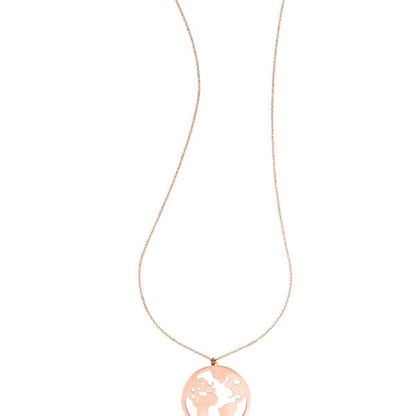 Collana in Argento Rosè World