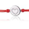 Bracciale in Argento in Corda Rosso Love