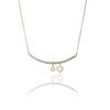 Collana in Argento Linea Cuore Brillante