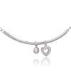 Bracciale in Argento Linea Cuore Brillante