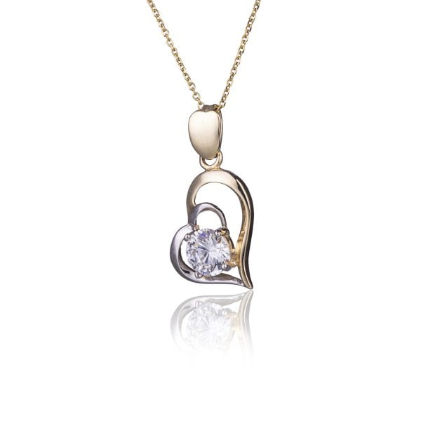 Collana in Oro Cuore Pendente