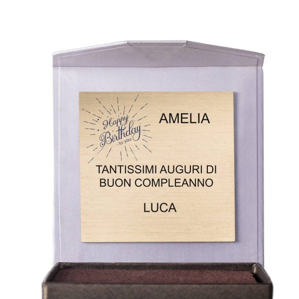 Personalizzazione Happy Birthday