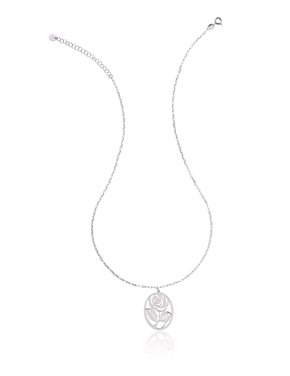 Collana Rodiata con Rosa