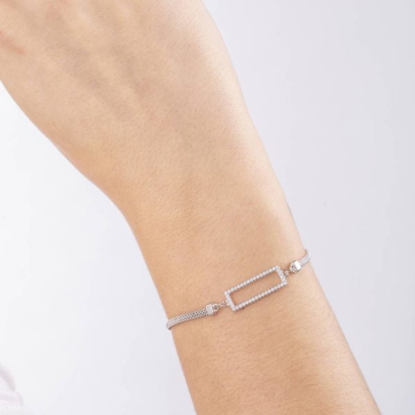 Bracciale Tulipano con Rettangolo