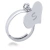 Anello con Cuore Pendente