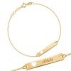 Bracciale in Oro Piastrina con Cuore Kids Collection