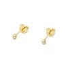 Orecchini in Oro con Diamante 0,08 ct