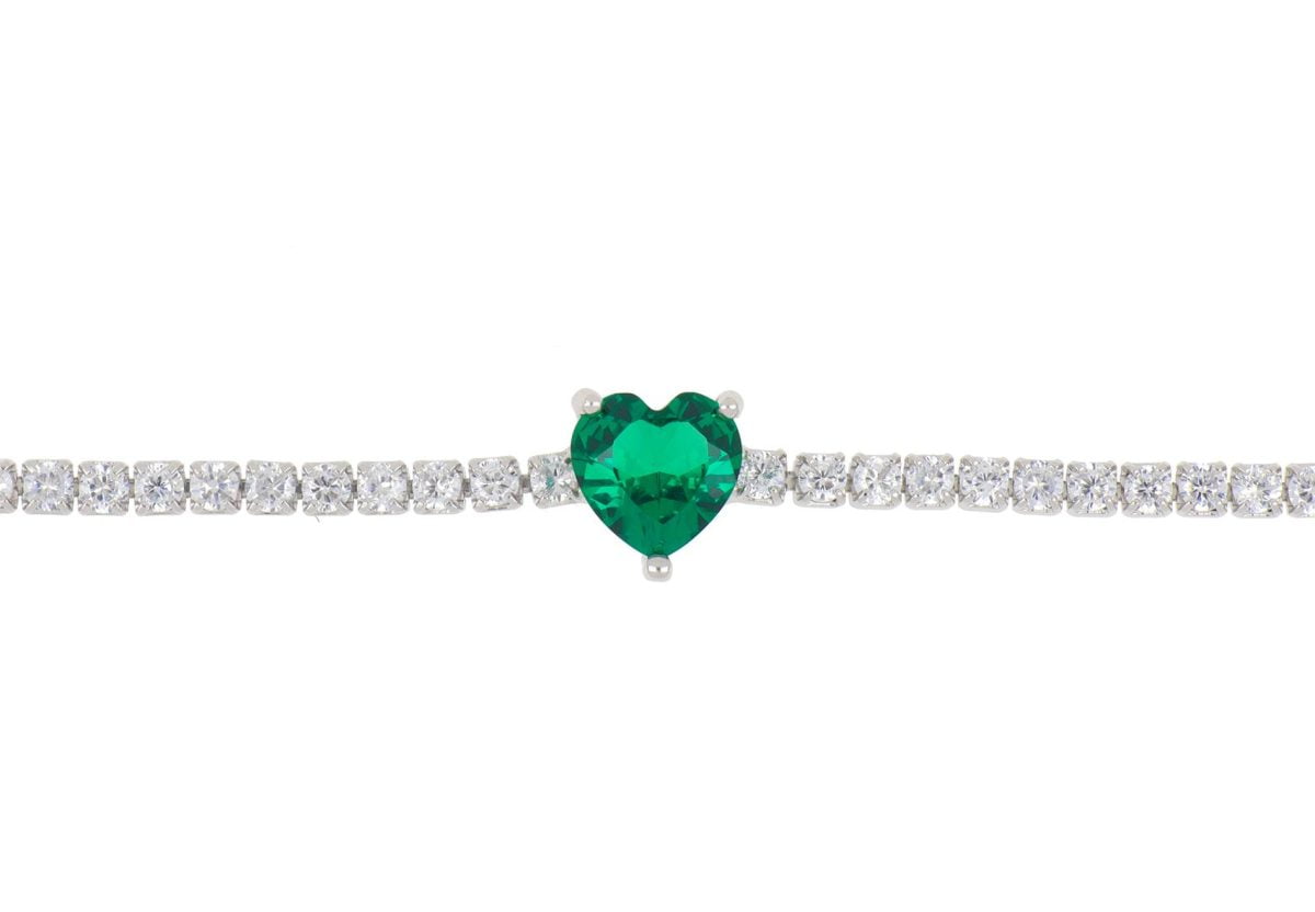 Bracciale Tennis Elizabeth Verde