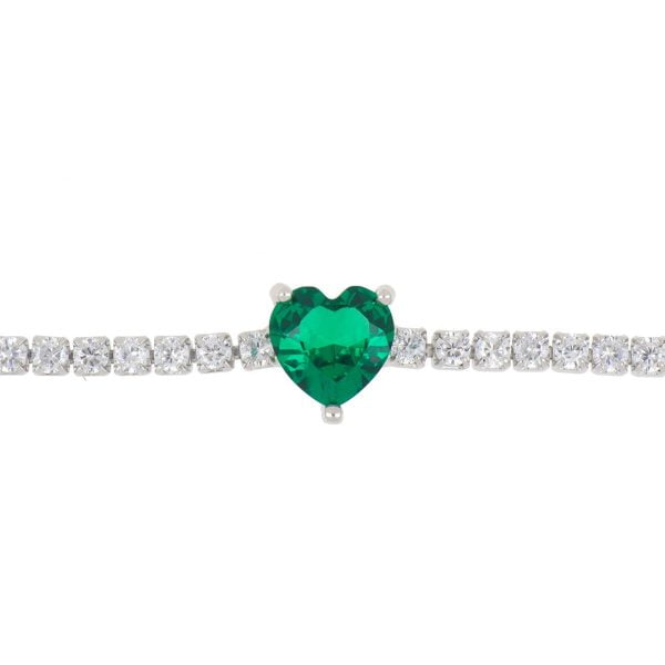 Bracciale Tennis Elizabeth Verde