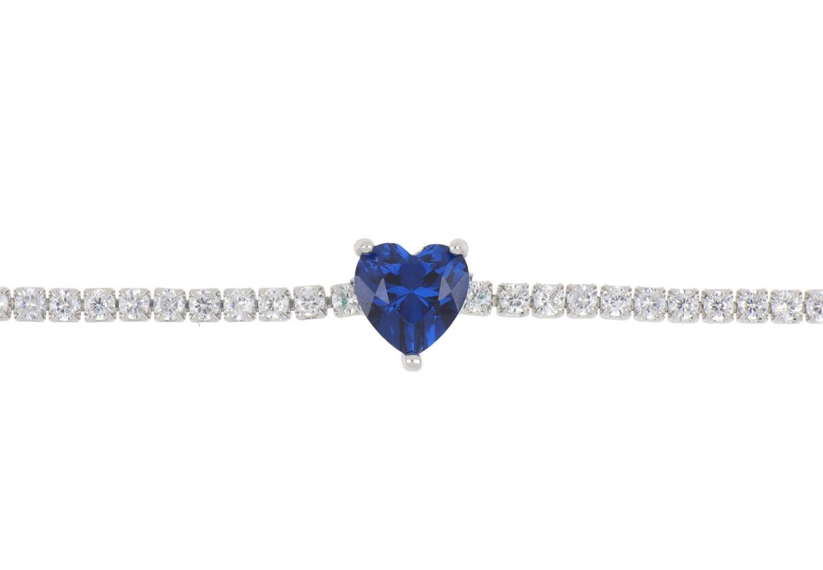 Bracciale Tennis Elizabeth Blu