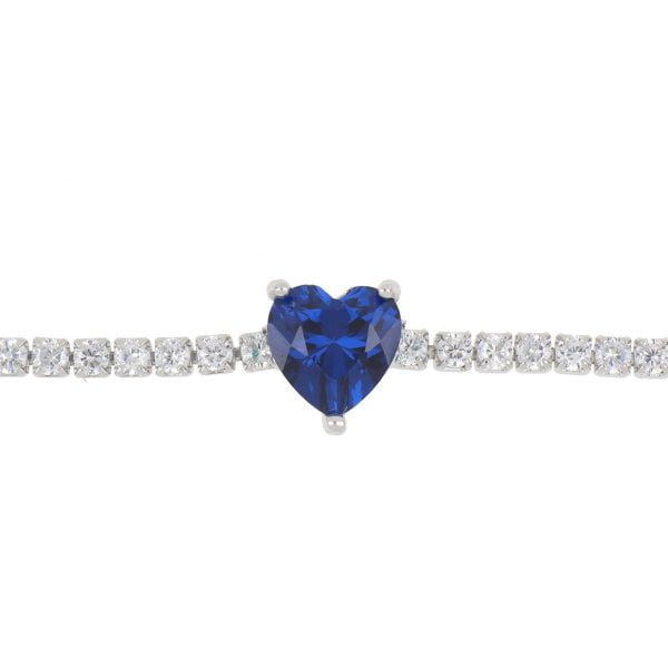 Bracciale Tennis Elizabeth Blu