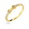 Anello Infinity Small in Oro e Zirconi