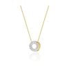 Collana Round in Oro con Diamanti