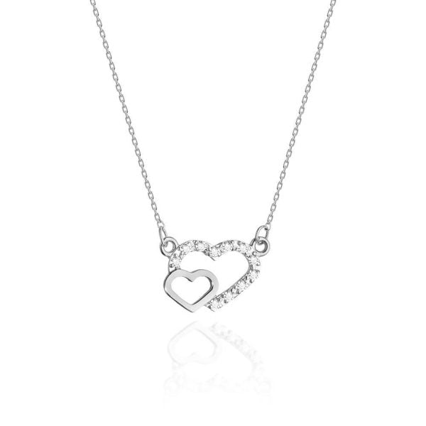 Collana in Oro Heart con Diamanti