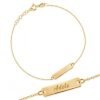 Bracciale in Oro Piastrina Bambino o Bambina Kids Collection