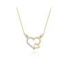 Collana in Oro Heart con Diamanti