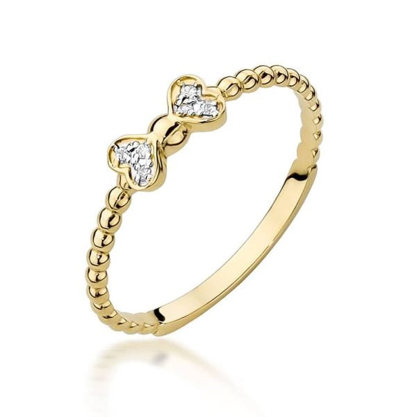 Anello in Oro Betty con Diamanti