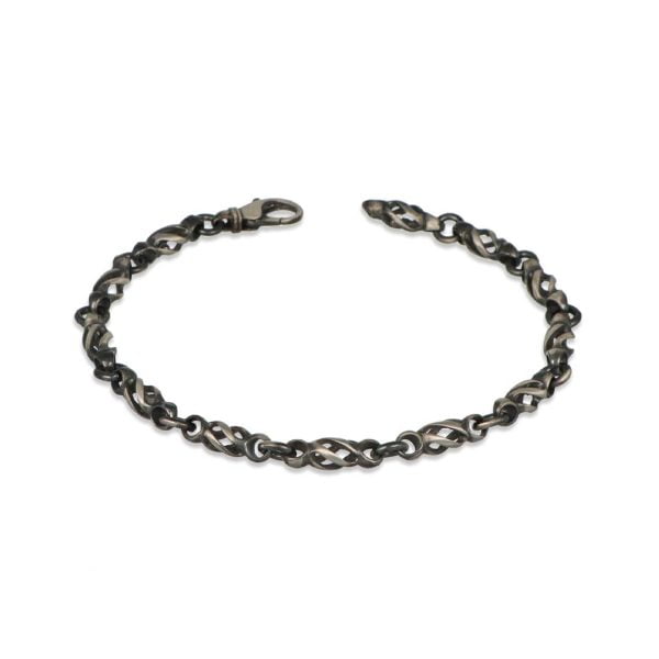 Bracciale Vertigo in Argento Brunito