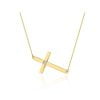 Collana in Oro Cross con Diamanti