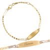 Bracciale Sweet Dreams Grande in Oro con Piastrina