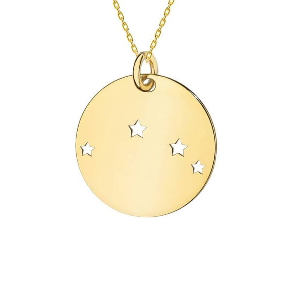 Collana in Oro con Medaglia Costellazione