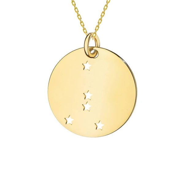 Collana in Oro con Medaglia Costellazione