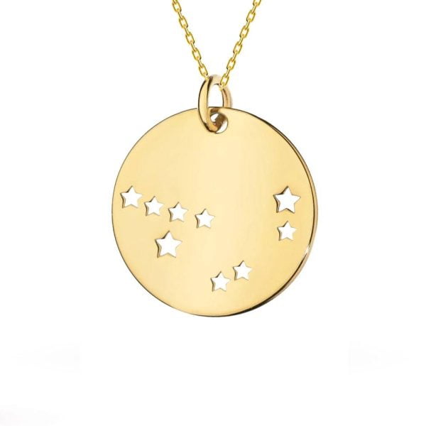 Collana in Oro con Medaglia Costellazione