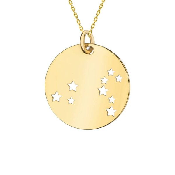 Collana in Oro con Medaglia Costellazione