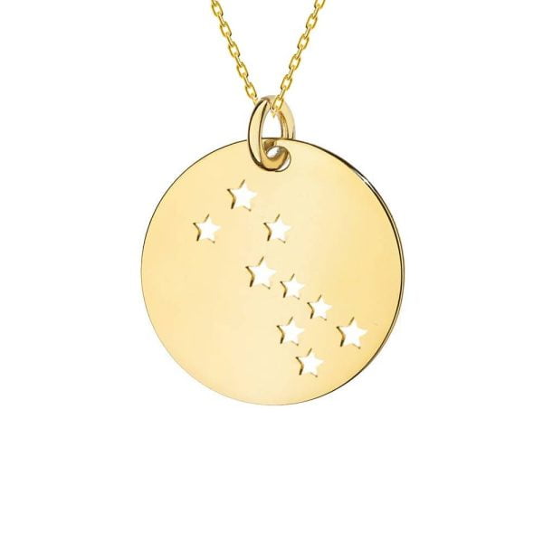 Collana in Oro con Medaglia Costellazione